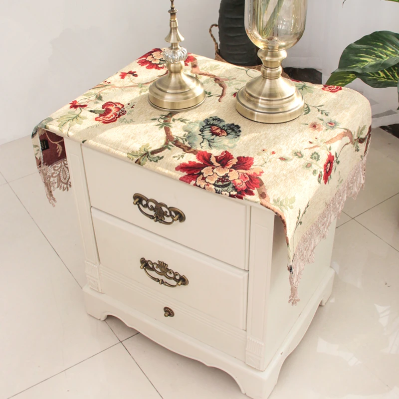 European classical cover tablecloth bedside table cover cloth