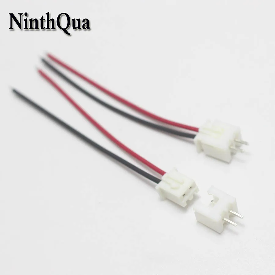 10 комплектов 26AWG JST XH2.54 2 контактный вилка соединителя с проводом кабель длиной 60