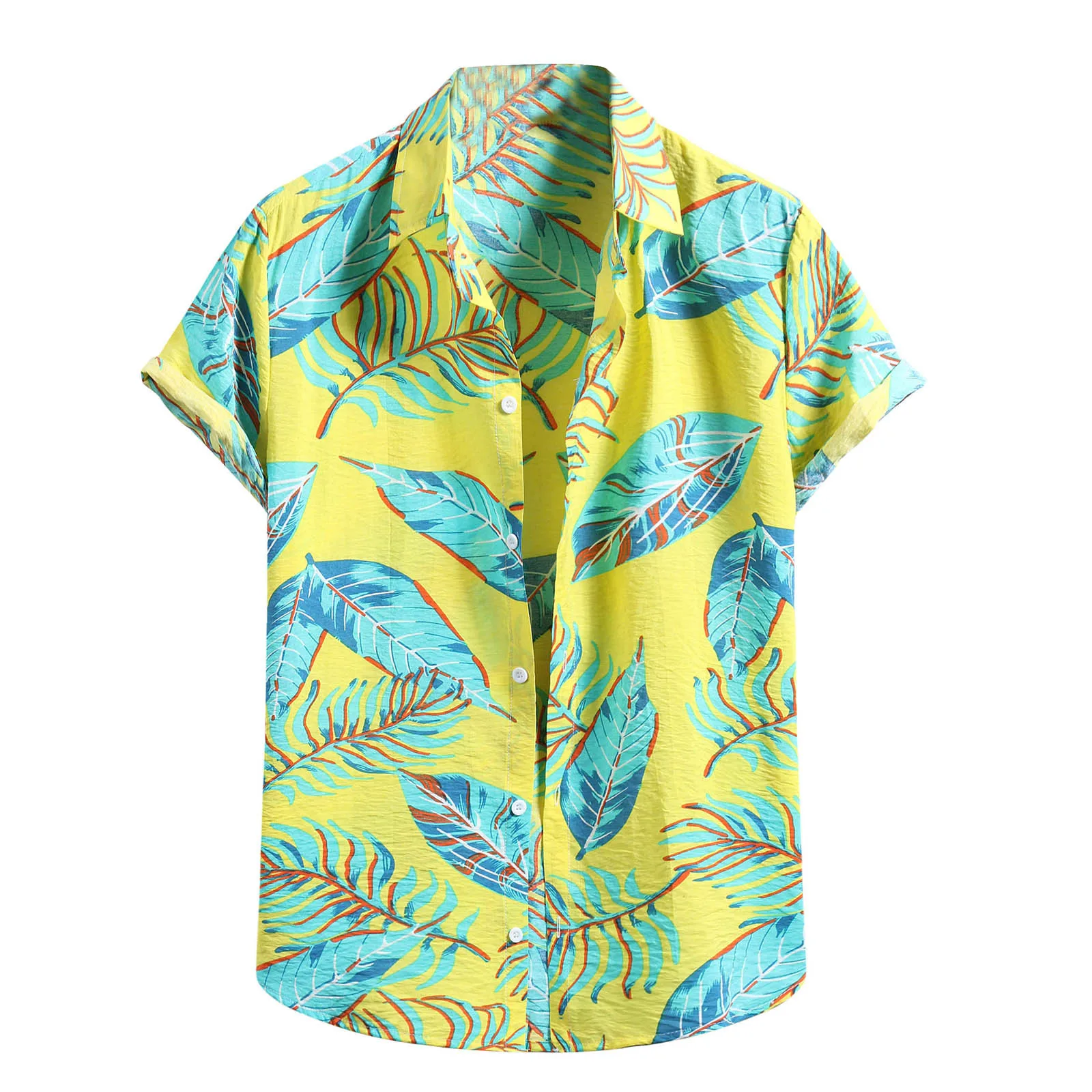Short Sleeve Button Shirt Blouse 