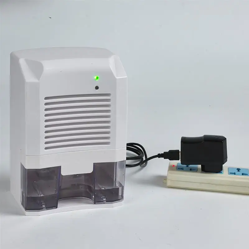 

1L Mini Household Dehumidifier Air Dryer Moisture Absorbing Silent USB Dehumidifier For Home Office White