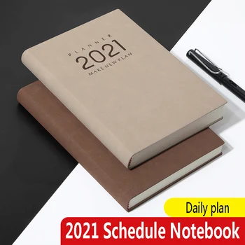 

Agenda 2021 Notebook And Notepad Fashion Diary Gift Retro Personal Diaries Daily Weekly Monthly Schedule Memo Office Efficiency