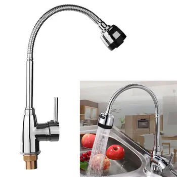 

360 Degree Swivel Kitchen Hot&Cold Faucet Aerator Adjustable Dual Mode Sprayer Filter Diffuser Water Saving Nozzle Connector