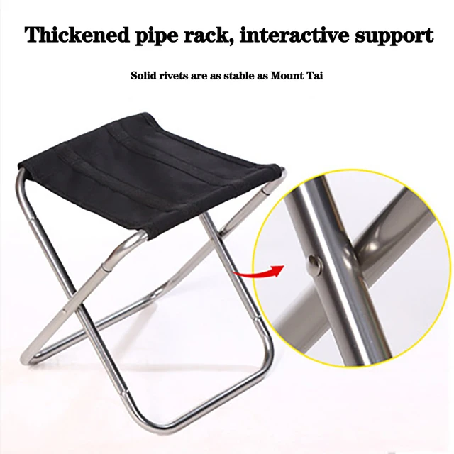 Outdoor Potable-Folding Small Stool Bench Mare Ultra Light-Camping Chair 5