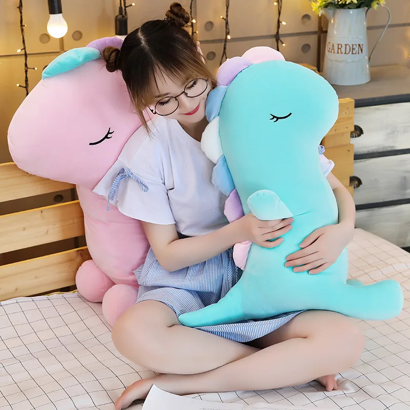 New Large Dinosaur Animal Stuffed Girl Children's Sofa Pillow Cushion Home Decoration Doll Toy Kids Gift
