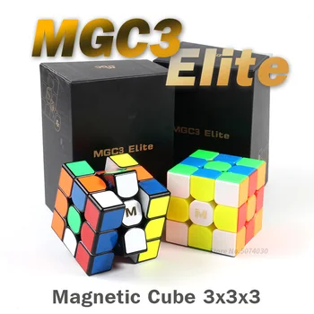 

Magnetic Cube Magic Speed 3x3x3 MGC3 Elite M Magnet Cube Puzzle 3x3 Yongjun MGC v3 Magico Educational Toys for Children