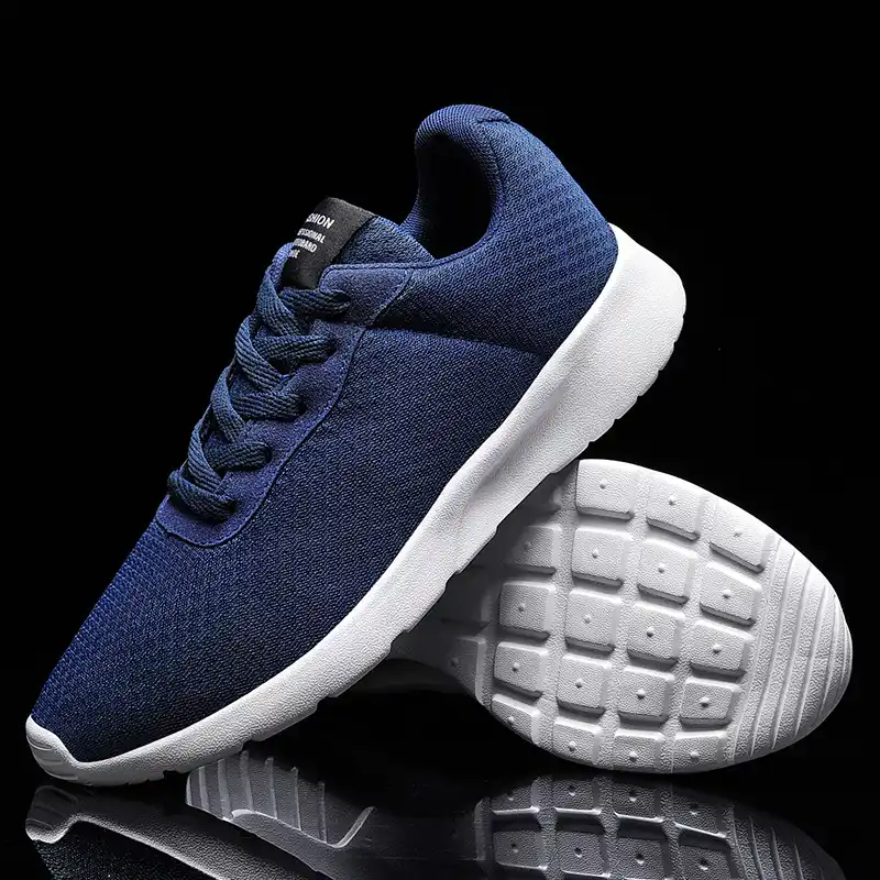 39-48 Men Hard-Wearing Sneakers Adult Mesh Casual Shoes Non-slip Breathable