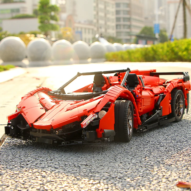 

DHL 13079 App RC Car MOC-10559 Veneno Roadster Motor Power Functions Fit Technic Building Blocks Bricks Toys Gift for Children