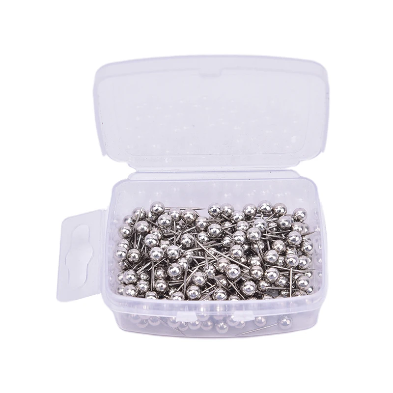 Push Pins Metal Ball Head Thumbtacks Steel Point Bulletin Board Office School Stationery 200pcs/lot