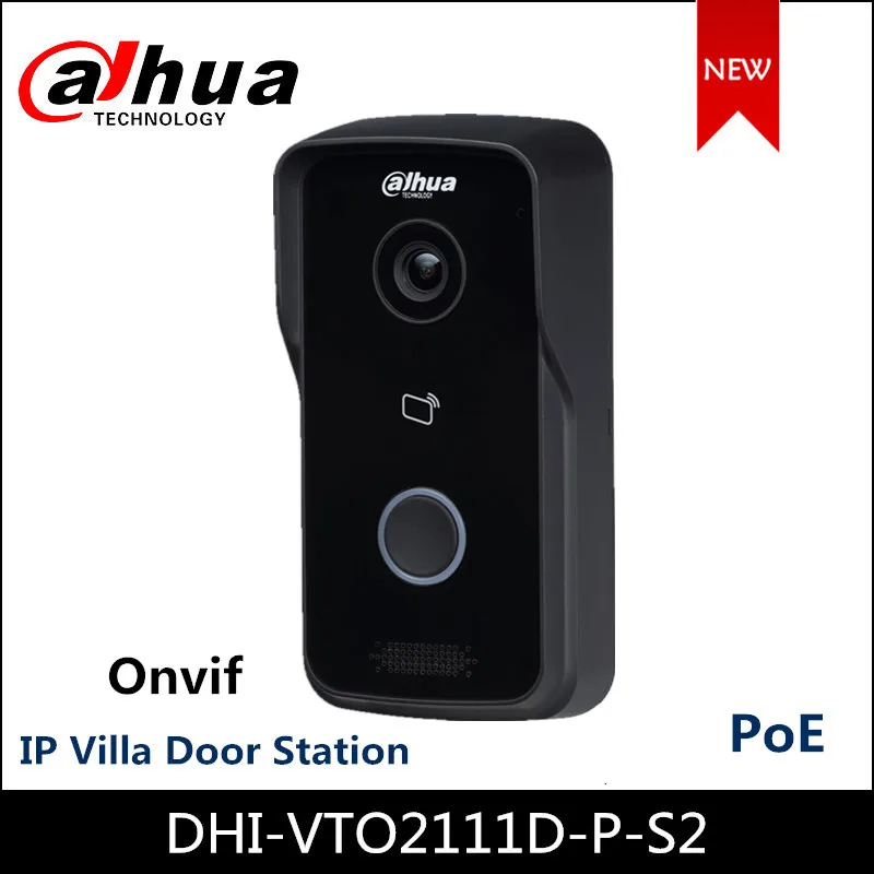 Dahua VTO2111D P S2 IP Villa Door Station Supports two way voice call PoE Control two locks|Access Control Kits| - AliExpress