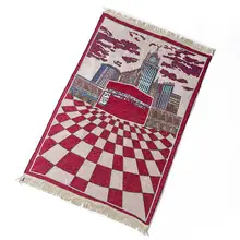 HobbyLane мусульманский коврик для молитв легкий тонкий ковер Ислам подарок Рамадан Дверной Коврик Гостиная Спальня Ванная комната Противоскользящий коврик