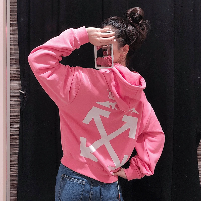 

2019 Autumn Women Mountain Arrowhead Limits Hats and Hooded Clothing Print Fashion Sweatshirt Clothes Women