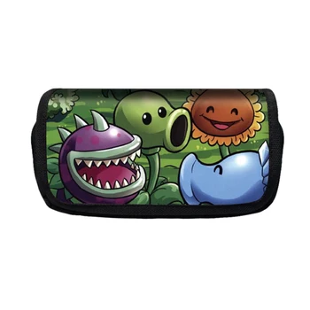 

Plants VS Zombie Boys Girls Cartoon Polyester Pencil Case Bag School Pouches Children Pen Bag Kids Purse Wallet