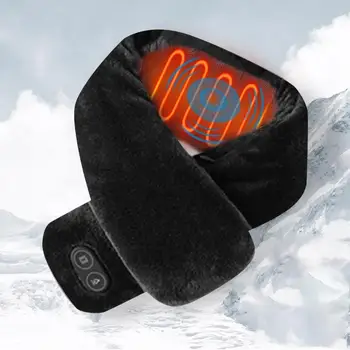 

Electric Heating Scarf Scarves Fleece Cosy Warm Scarf Shawl Heating Winter Blanket Scarf Camping Hunting Neckerchief Massage