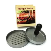Антипригарный пресс для бургеров алюминиевый производитель Гамбургеров Пэтти форма для DIY мяса говядины барбекю JS22