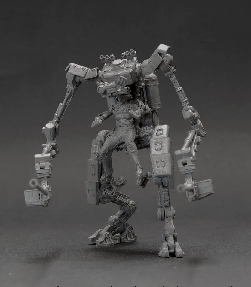1/35 полимерная Модель Строительный набор фигурка робота