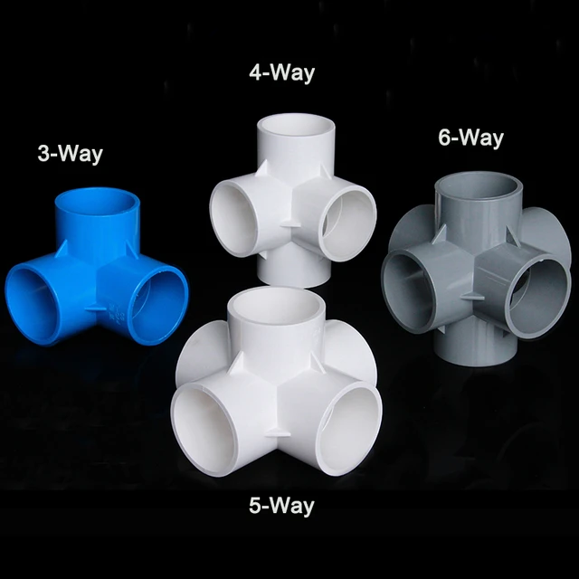 9 Pcs/set Spare Parts Feet Corner Center Connector Degree Tee Connector PVC  Pipe Fitting DIY Tent Fixed Fittings - AliExpress