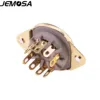 9Pins Bakelite Tube Socket Valve Base GZS9-F2 For 6922 ECC83 ECC82 EL84 12AT7 12AX7 12AU7 Vacuum Tube Amplifier Hifi Audio DIY 5