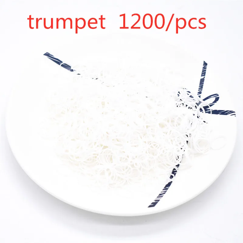 1200pcs 400/1200 шт., милое разноцветное кольцо для девочек, Одноразовые эластичные резинки для волос, держатель для конского хвоста, резинка для волос, повязка на голову для детей - Цвет: 1200pcs