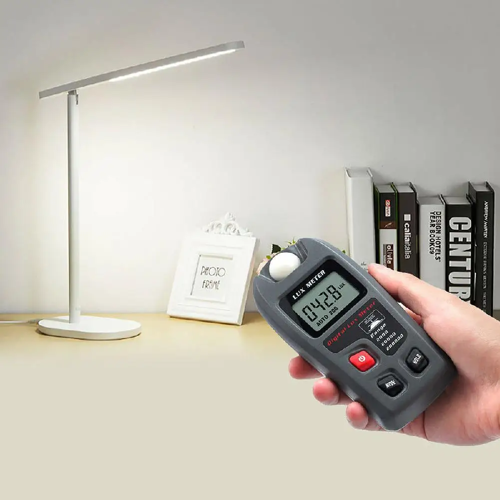 Digital Illumination Meter Portable meter measure Light Intensity Measure Instrument Luminometer High Precision 0.1-200.000lux