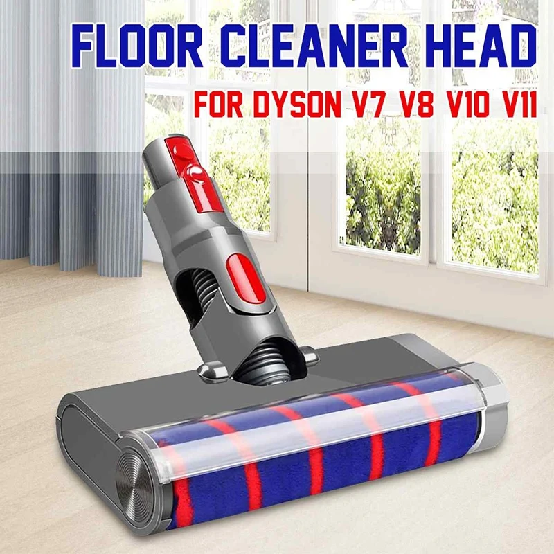 Электрическая Швабра для Dyson пылесос V7 V8 V10 V11 пушистый мягкий валик головка щетки