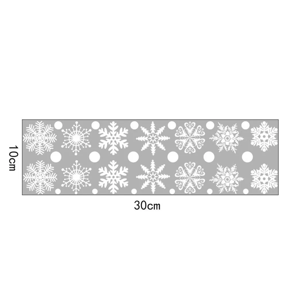 Снежинка Декор Рождество стикер стены дома наклейки своими руками для двери и окна
