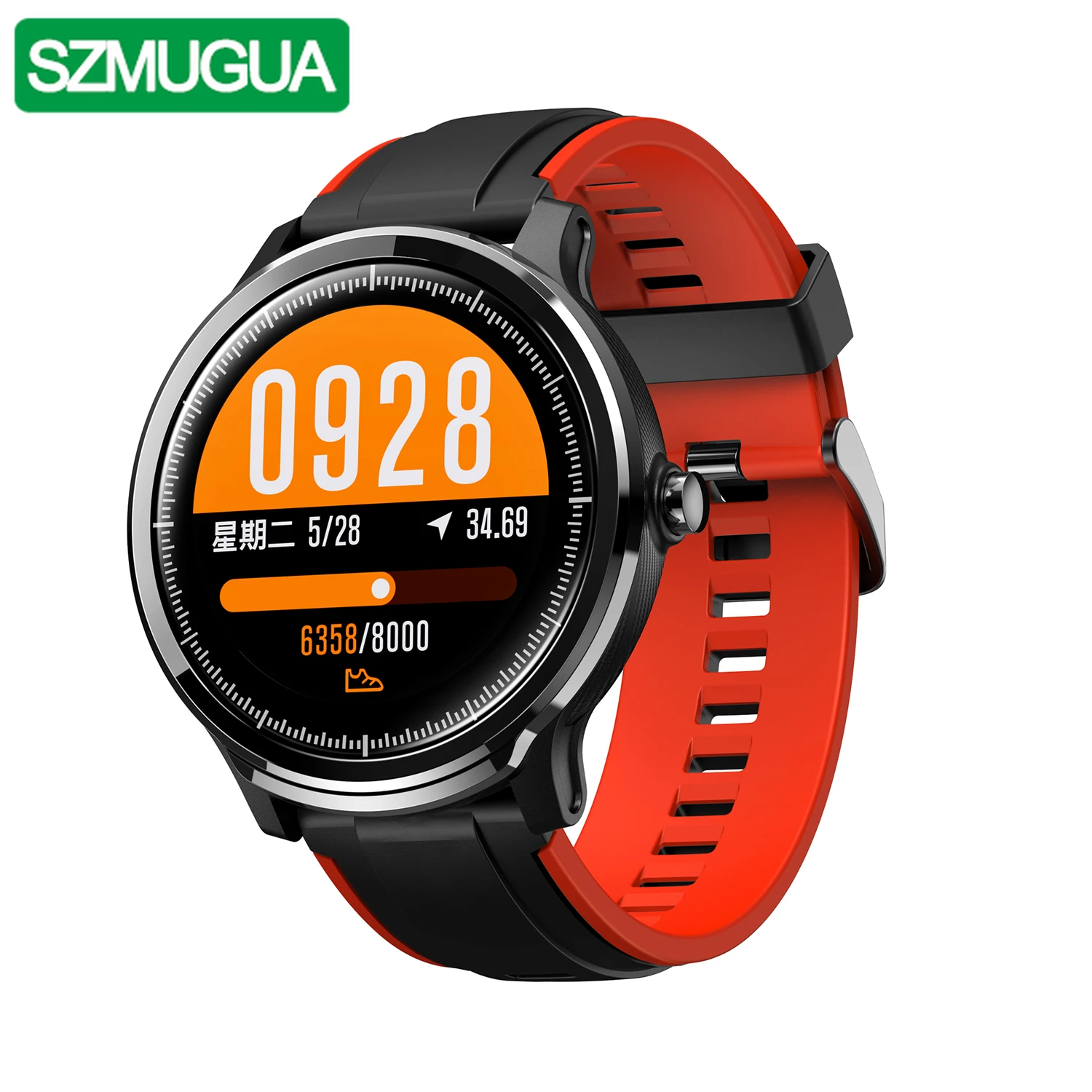 

Men Smart Watch IP68 Waterproof Heart Rate Blood Pressure Monitor Smartwatch Activity Fitness Tracker 2019 Sports Watches