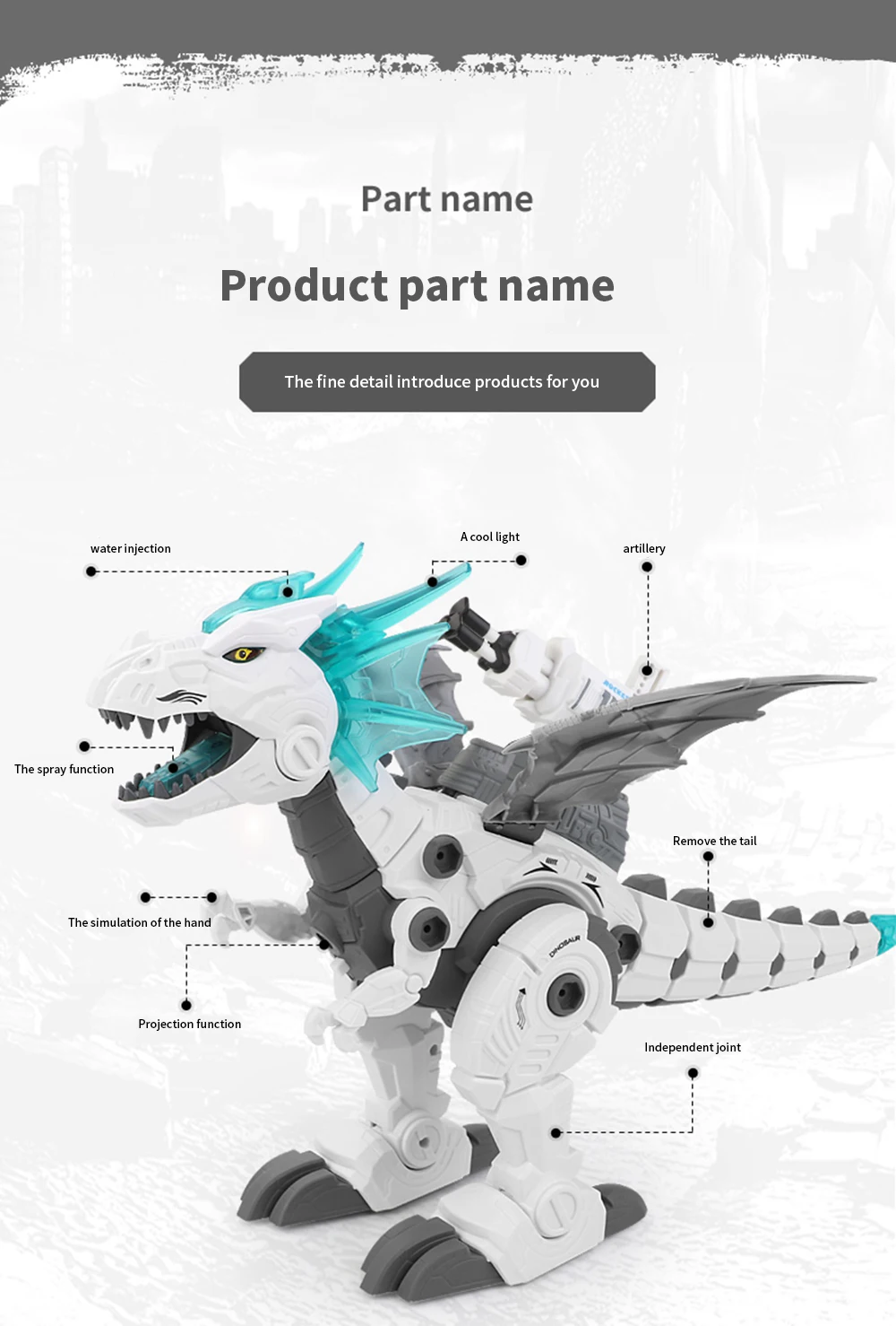 Brinquedo de Dinossauro Brinquedos para Crianças Brinquedos para o Menino Elétrico Controle Remoto Dinossauro Robô Interativo Crianças Brinquedos Faça Você Mesmo Presentes Aniversário rc 7 rc robô interativo brinquedos para crianças brinquedos