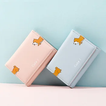 

2020 New Cute Slim Mini Women Wallets Money Bags Korean Ladies Thin Wallet Pink Women Coin Purses Card Holder Vallet portfel