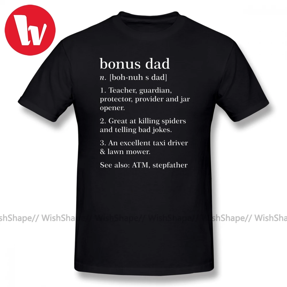 Best Bonus Dad T Shirt Definition Funny Meaning Step Father Gift T Shirt Letter Print Funny Cotton T Shirts Oversize Tee Shirt T Shirts Aliexpress