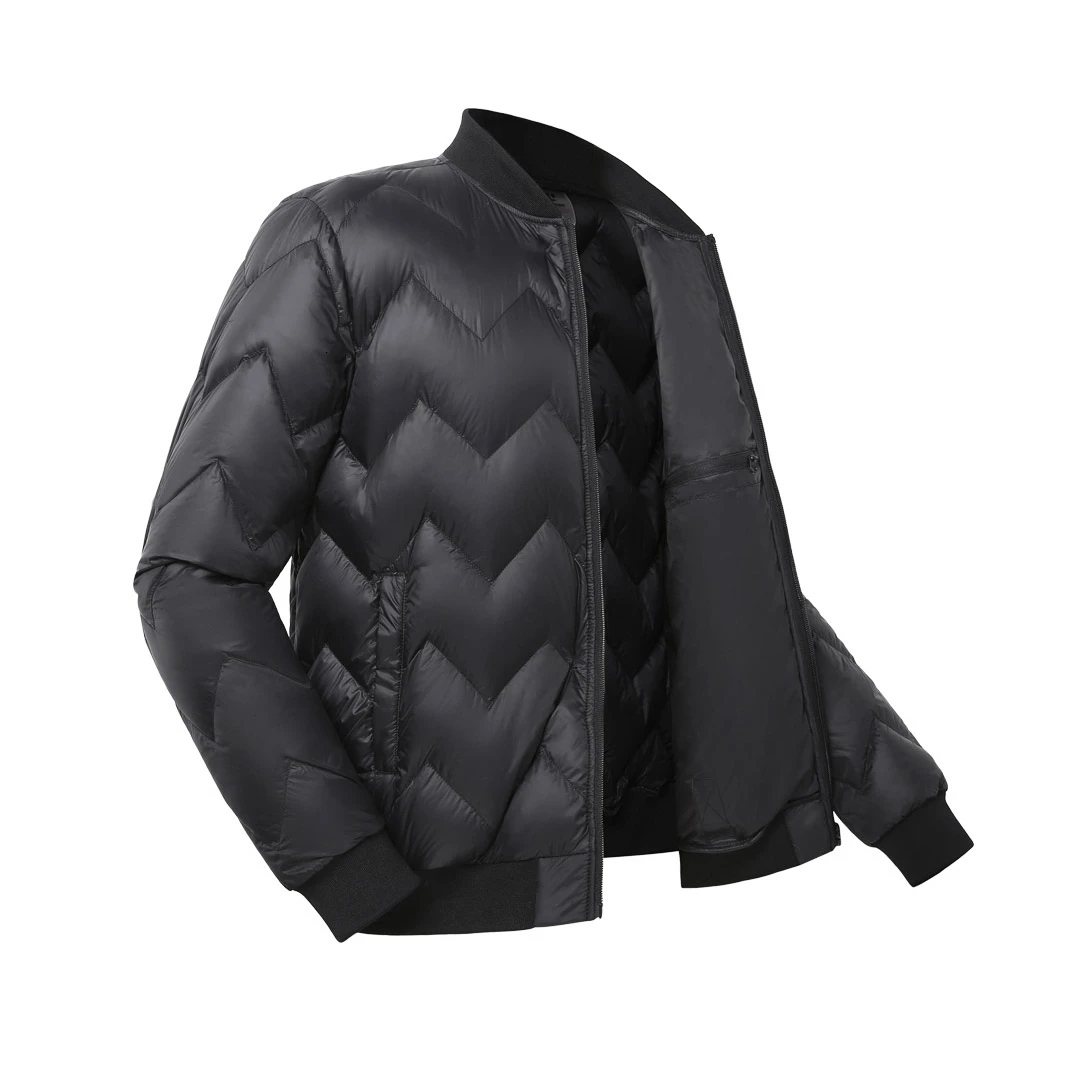 Xiaomi mijia ULEEMARK lightweight baseball goose down jacket 90% white design winter men's | Электроника