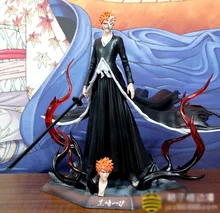  30cm BLEACH Kurosaki ichigo with mask Statue Action Figure Model Toys 