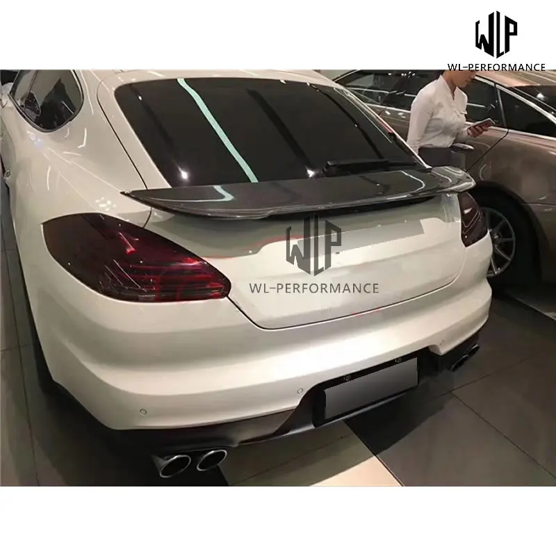 Высококачественный карбоновый автомобильный корпусный набор задний спойлер багажника крыло для Porsche Panamera M Стильный автомобильный Стайлинг 970 09-15