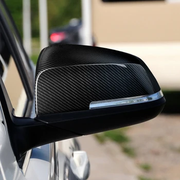

For BMW F30 3-Series 320i 328i 2012-16 Rearview Mirror Cover 2pcs 2pc Carbon