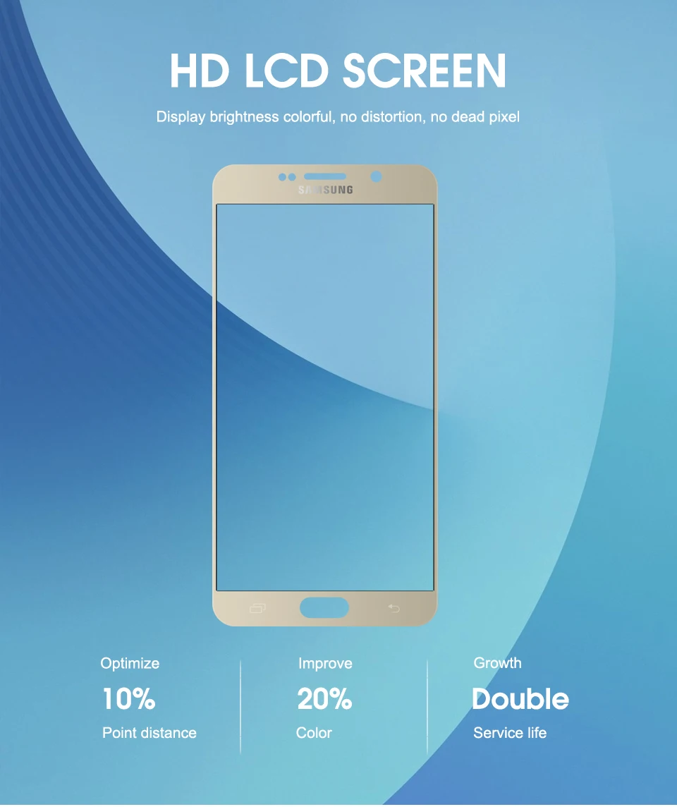 Test For Samsung Galaxy Note 5 N920 N920F N920A N920G N920T LCD Display Touch Screen Digitizer Assembly Replacement Parts