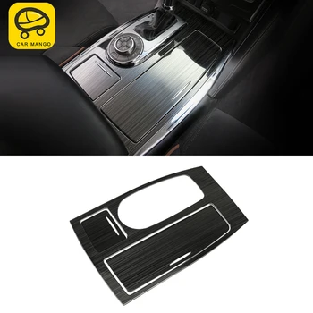 

CarManGo Car Accessories Gear Shift Panel Frame Trim Sticker Cover Stailess Interior Decoration for Nissan Patrol Y62 2010-2019