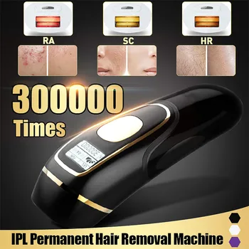 

300000 Flash Household IPL Laser Epilator Hair Removal Lady Shaver Mini Portable Body Facial Hair Remover Machine For Women Men