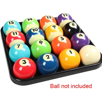 

Indoor Game Accessories Professional Holds 16 Carrying Regulation Size Pool Billiard Ball Tray Portable Full Set Snooker Serving