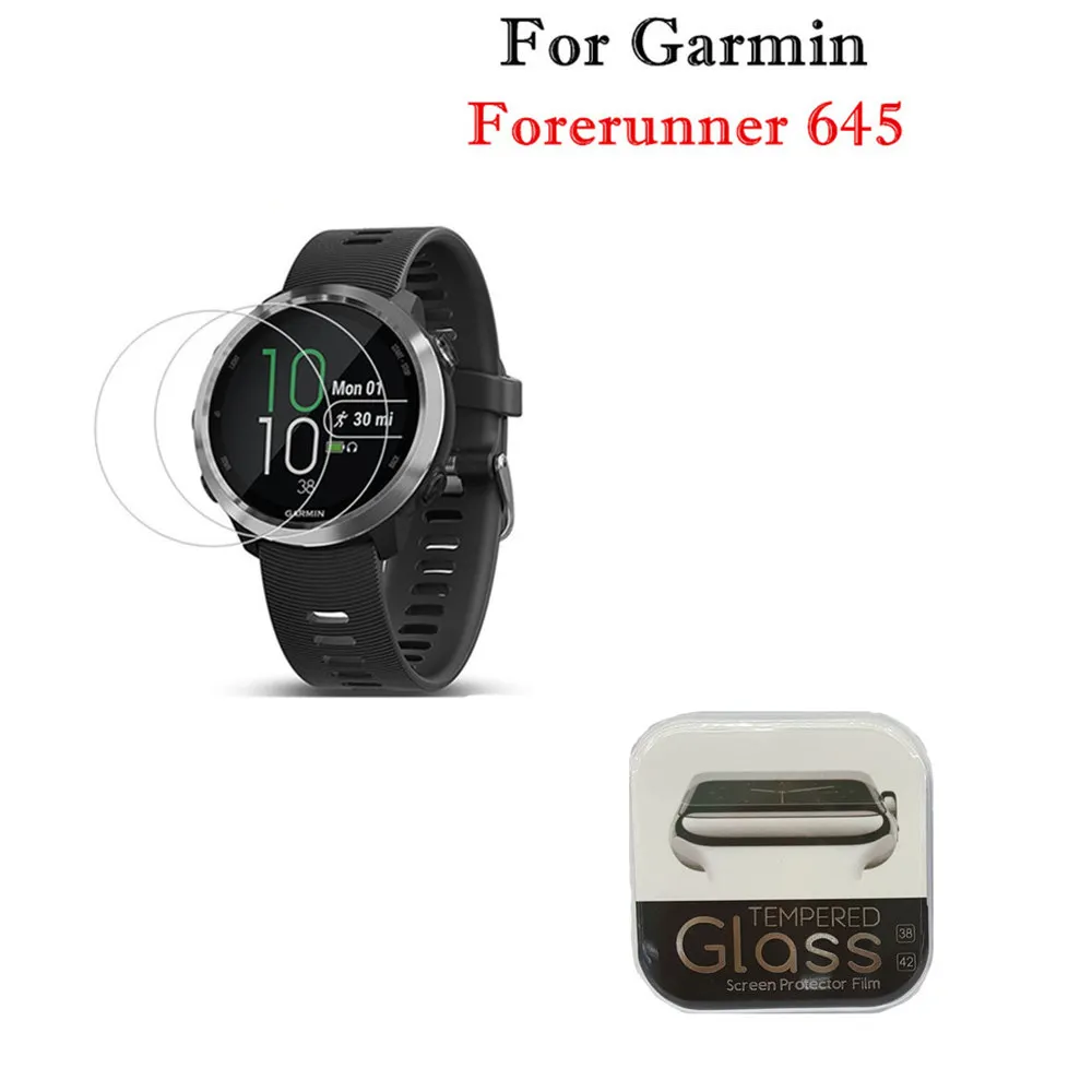 2 упаковки для Garmin Forerunner 645 0 3 мм прозрачное закаленное стекло Защита экрана