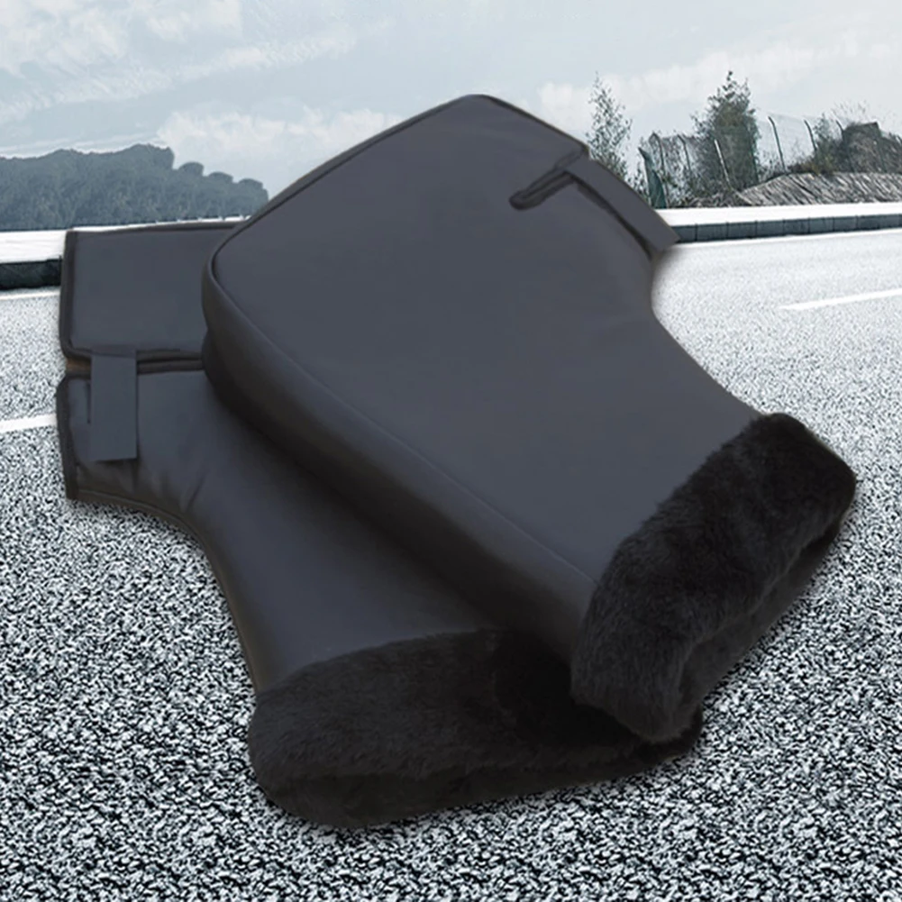 Winter Waterproof Motorcycle Handlebar Hand Muff Gloves Warmer Thermal Cover