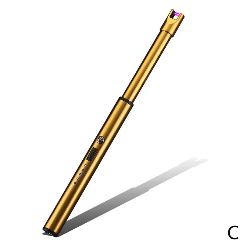 as photo shows Барбекю Usb Encendedor Usb зажигалка электрическая импульсная Usb дуговая Зажигалка Беспламенное ветрозащитное безопасное кухонное перезаряжаемое питание зажигания - Цвет: as photo shows