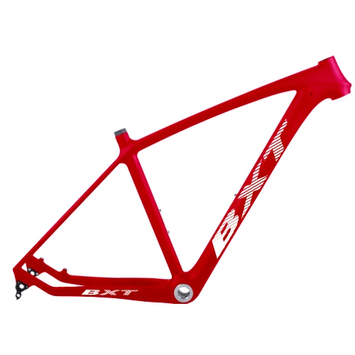 BXT китайский дешевый горный велосипед 29 дюймов mtb карбоновая рама 29er гоночный велосипед велосипедная Рама - Цвет: BXT full red