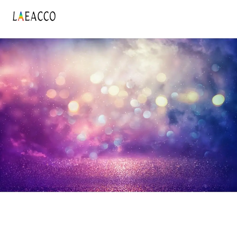 Laeacco Фото фоны блестящие в горошек темно-светильник Boekeh ребенок портрет