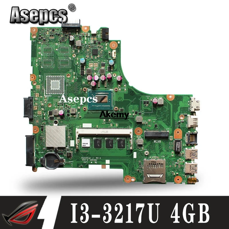 

Akemy For Asus X450CC X450CA A450C X450C Motherboard with I3-3217U cpu 4GB memory