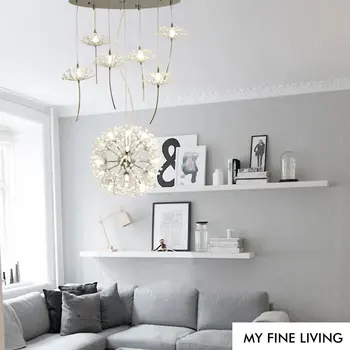 

Led Lamp Modern Design Crystal Chandeliers Decor Home Lighting Fixtures For Living Room Bedroom Foyer Kitchen Lustres Iron G4