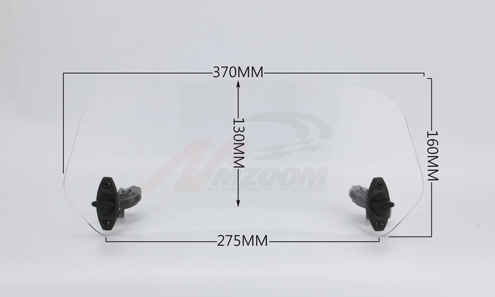 Запчасти для мотоциклов Регулируемый зажим на лобовое стекло расширительный спойлер ветровое стекло воздушный дефлектор для BMW Honda Suzuki Yamaha Kawasaki
