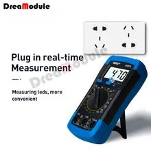

A830L LCD Digital Multimeter AC DC Voltage Diode Freguency Multitester Current Tester Luminous Display with Buzzer Function