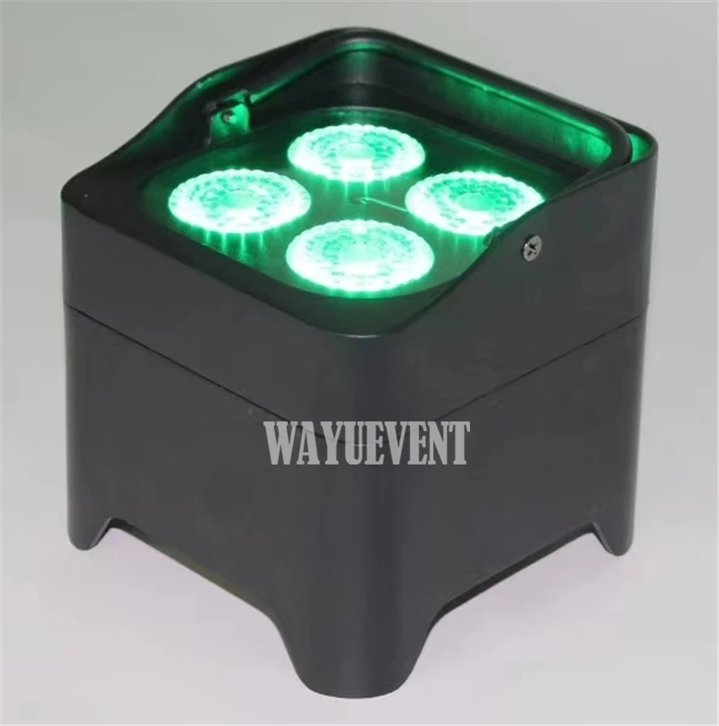 4x18 Вт Led Par Light DMX512 батарея Беспроводное профессиональное освещение сцены дистанционное управление Свадебный размытый свет