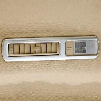 

ABS Chrome For Toyota Highlander Kluger 2014-2018 Car Accessories Rear Reading Lampshade Cover Trim Car Sticker Styling 4Pcs