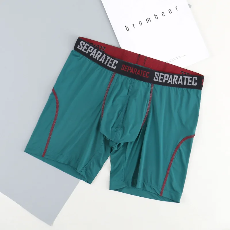 Separatec Men's Sport Performance Dual Pouch Boxer Long Leg Underwear cheap boxers Boxers