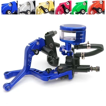 

22mm Motorcycle CNC aluminum Shorty Adjustable 7/8" Brake Clutch Levers For honda hornet suzuki gsf cf moto 500 virago 250